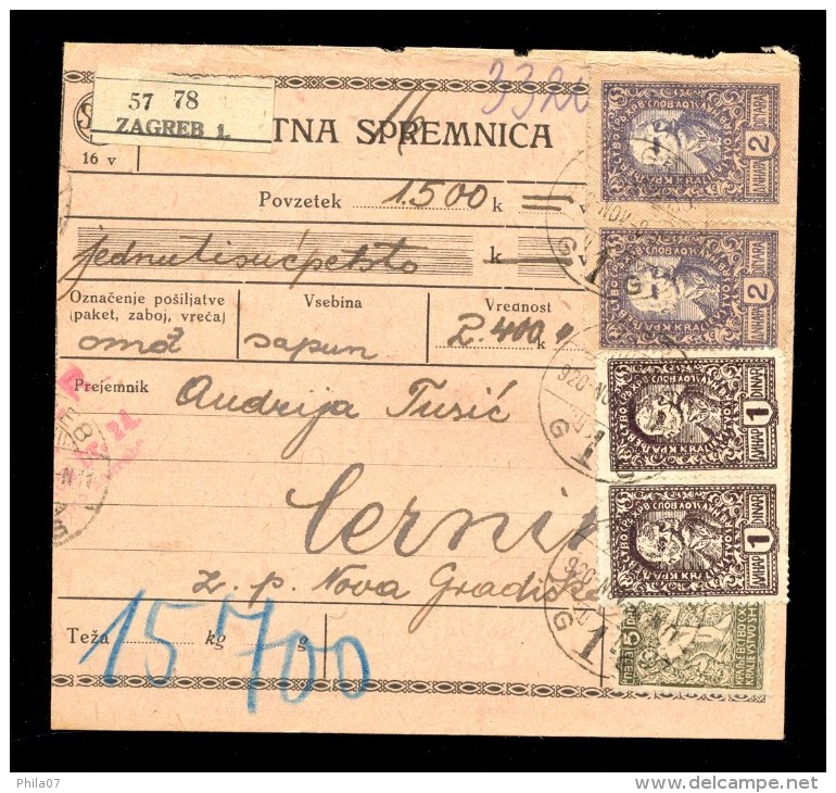 Yugoslavia - Slovenia - Package Card For Packages, Chain Breakers (verigari) - Altri & Non Classificati