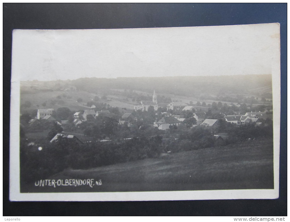 AK UNTER OLBERNDORF Unterolberndorf Kreuttal B.Mistelbach 1920 //// D*17768 - Mistelbach