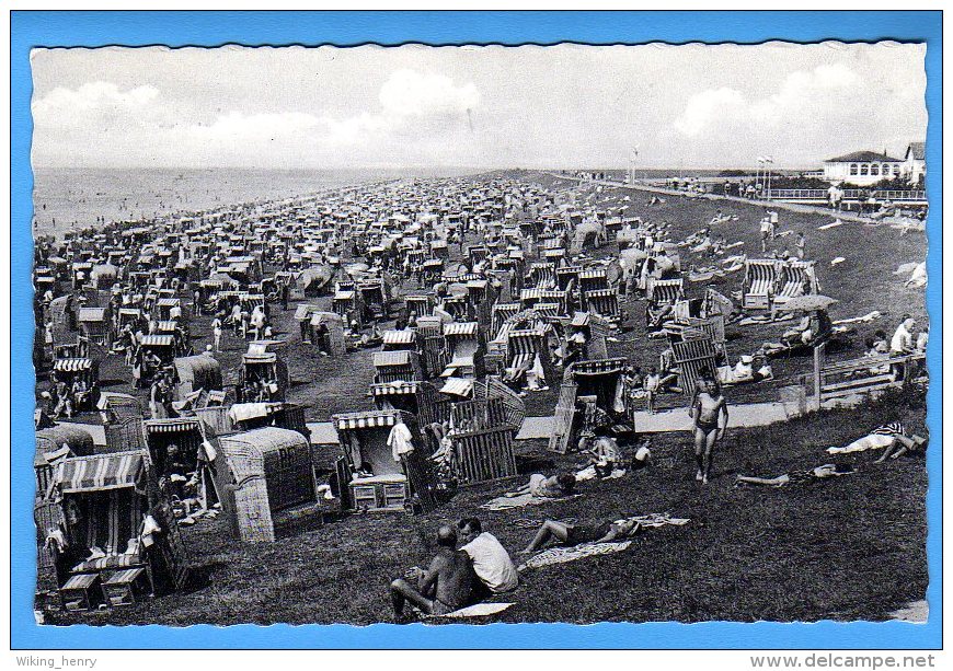 Büsum - S/w Hochsaison Am Südstrand - Buesum