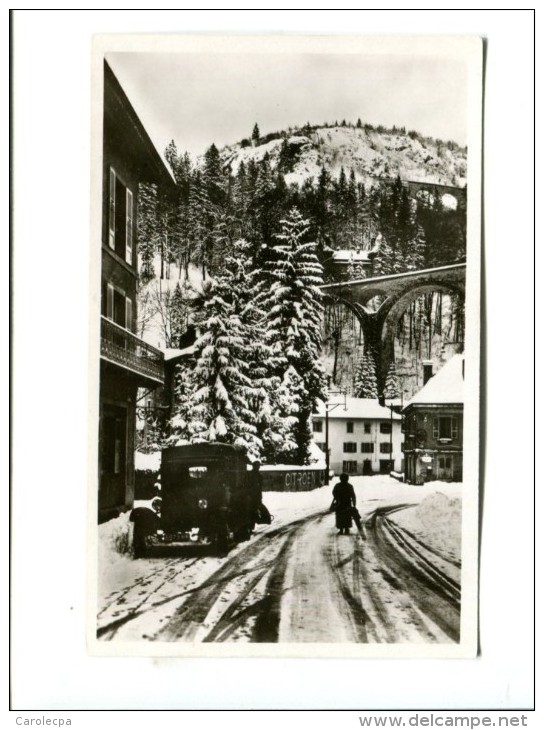 CP - MOREZ (39) SOUS LA NEIGE LE VIADUC - Morez