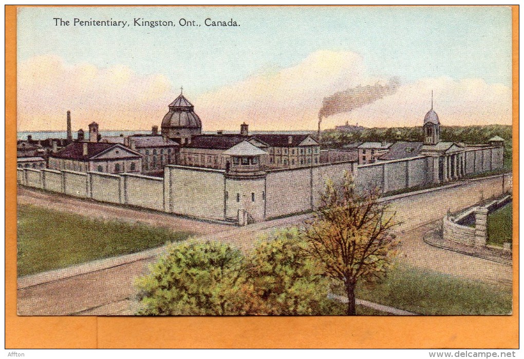 The Penitentiary Kingston Ontario 1910 Postcard - Kingston