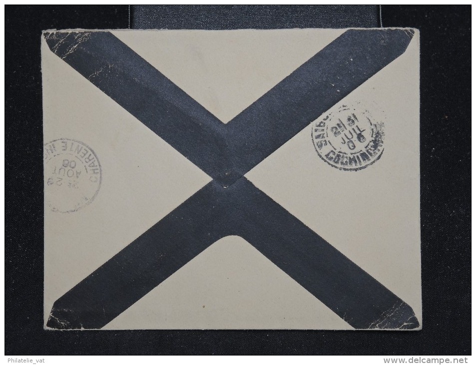 FRANCE - INDOCHINE - Enveloppe Du Tonkin Pour La France En 1906 - Aff. Plaisant - A Voir - Lot P11427 - Covers & Documents