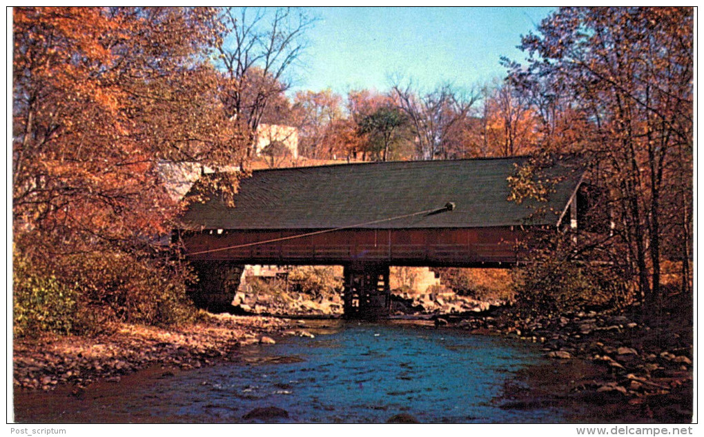 Amérique - Etats-unis - Enfield - The Old Shaker Cover Bridge - Autres & Non Classés