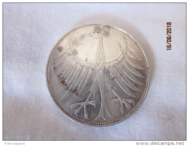 Allemagne 5 DM 1972 G (silver) - 5 Mark