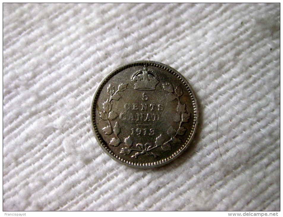 Canada 5 Cents 1913 (silver) - Canada