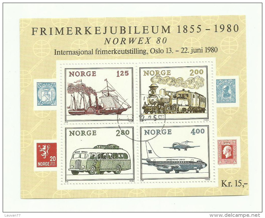 Norvège Bloc N°4 Cote 7.50 Euros - Blocs-feuillets