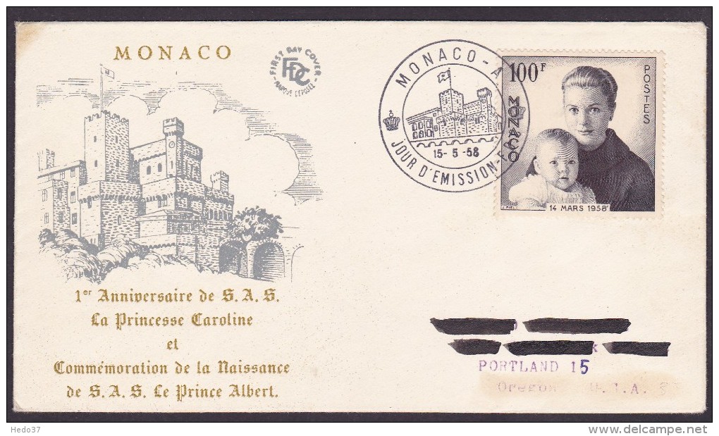 Monaco Enveloppe 1er Jour - Lettres & Documents