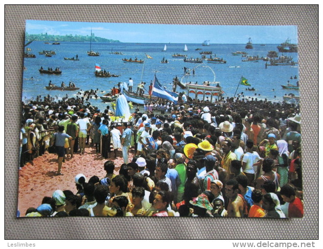 Salvador, Bahia. Procissao Maritima Do Senhor Dos Navegantes. Festa De Grande Movimento Turistico. - Salvador De Bahia