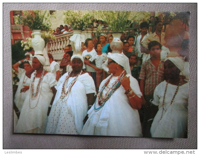 Salvador, Bahia. Baianas Na Lavagem Do Bonfim. - Salvador De Bahia