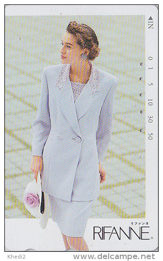 Télécarte Japon - MODE - RIFANNE - JOLIE FEMME - NICE GIRL - FASHION Japan Phonecard  - Frau Telefonkarte - 1938 - Mode