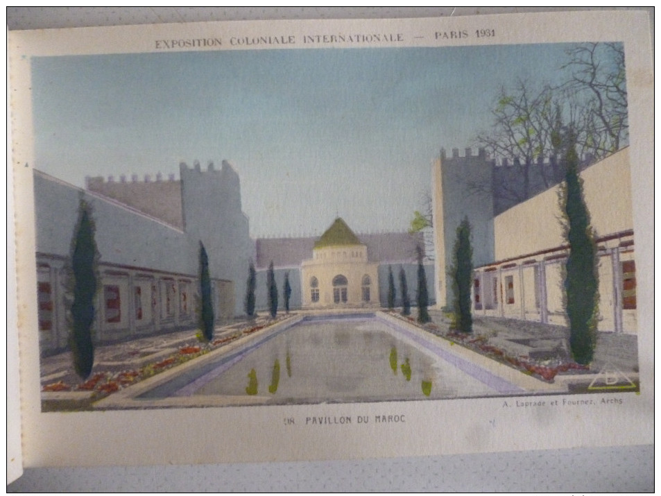 Carnet De 24 CP De L'Exposition Coloniale Internationale , Palais Des Colonies Françaises , 1931 - Sonstige & Ohne Zuordnung