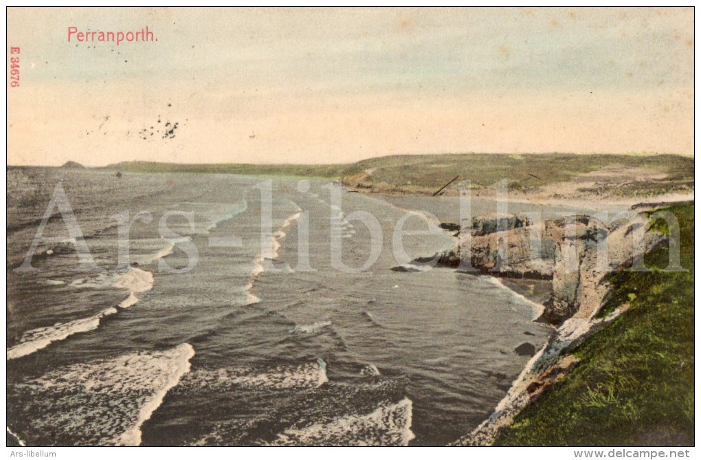 Postkaart / Post Card / Perranporth / Stengel & Co / 1908 - Andere & Zonder Classificatie