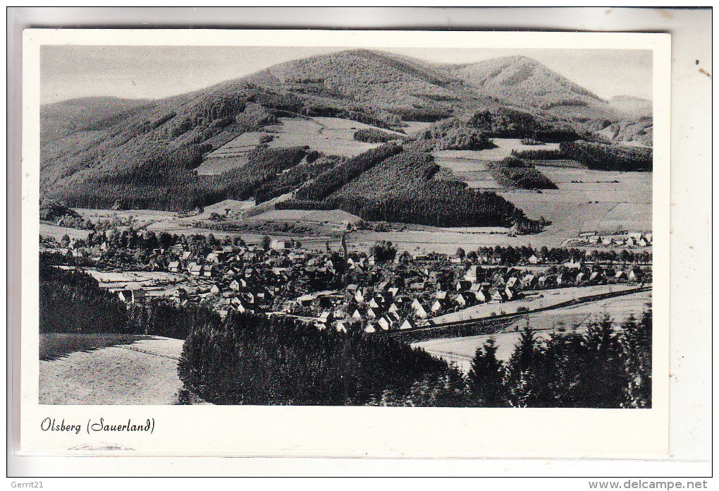 5787 OLSBERG, Panorama, 1954 - Meschede