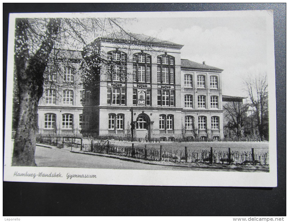 AK HAMBURG WANDSBEK Gymnasium 1940 //// D*17908 - Wandsbek