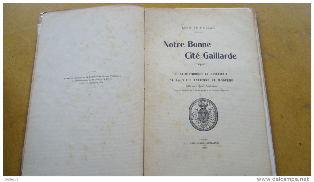 Notre Bonne Cité Gaillarde ( Guide Historique Et Descriptif De La Ville Ancienne Et Moderne ) - Limousin