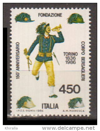 ITALIE        1986              N°   1709     COTE      2 € 50       ( V 331 ) - 1981-90:  Nuovi