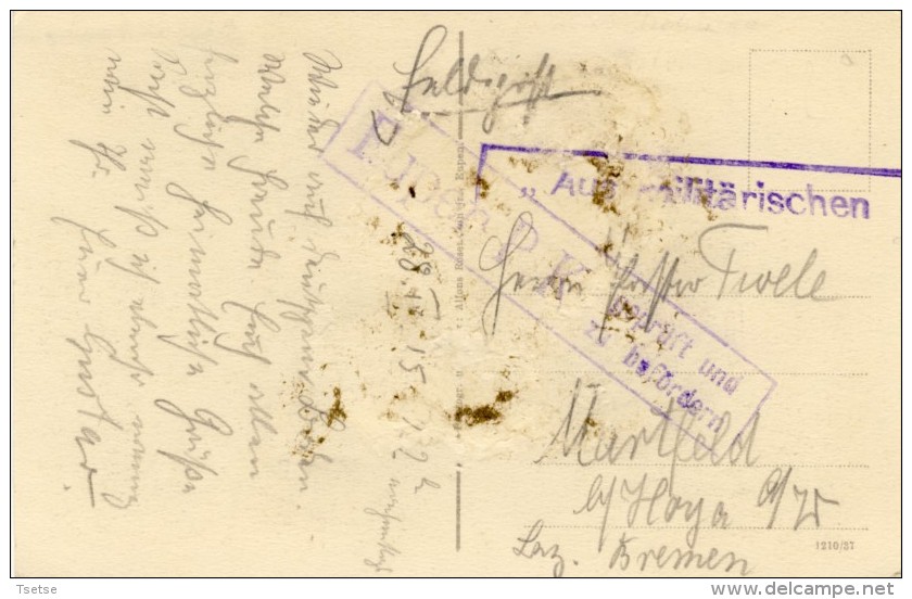 Herbesthal - Kriegsverflegungs - Anstalt - Feldpost  1915 ( Voir Verso ) - Lontzen