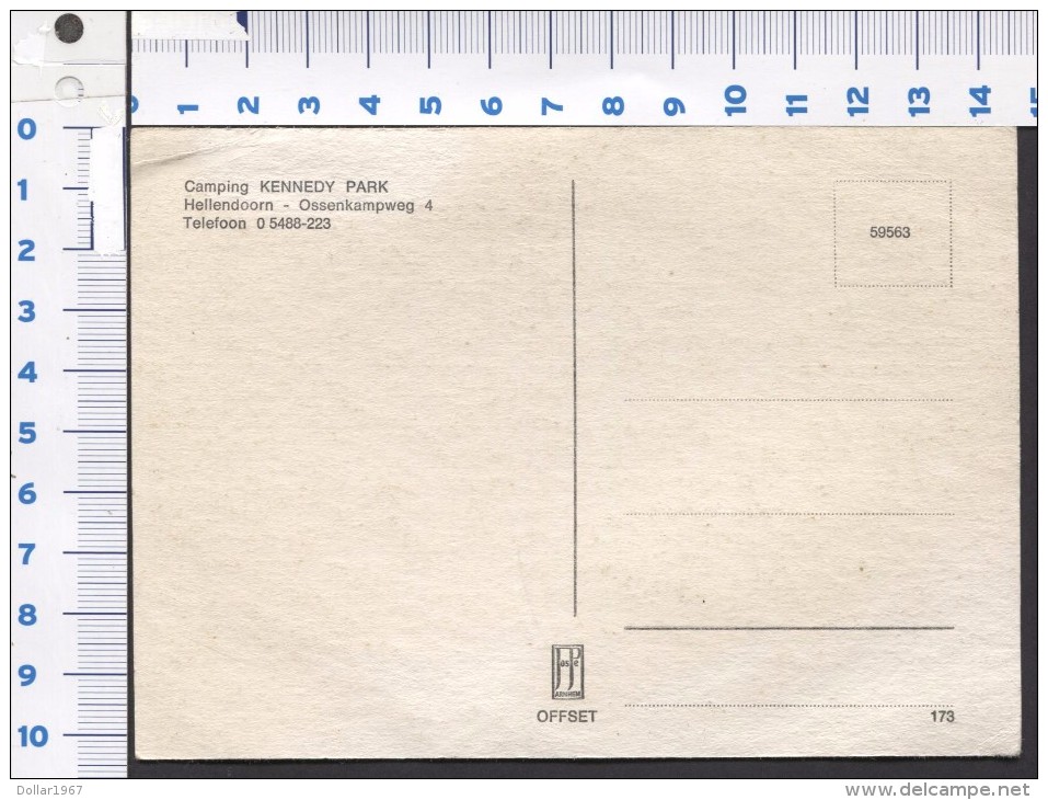 Camping KennedyPark Ossenkampweg 4, 7447 PR Hellendoorn  -See The 2  Scans For Condition. ( Originalscan !!! ) - Hellendoorn