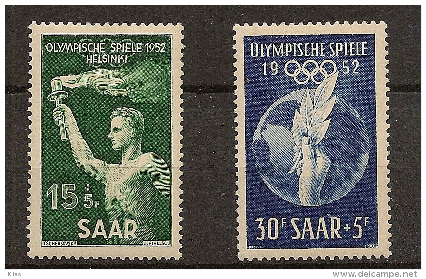 SAAR, Olympic Games 1952 - Summer 1952: Helsinki
