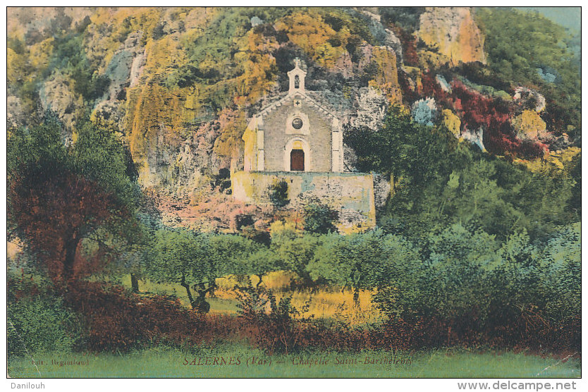 83 // SALERNES   Chapelle St Barthelemy  / Colorisée - Salernes