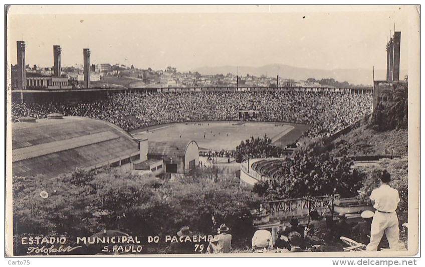 Amérique -  Sao Paulo  - Estadio Municipal Do Pacaembu - Stades Sports Football - São Paulo