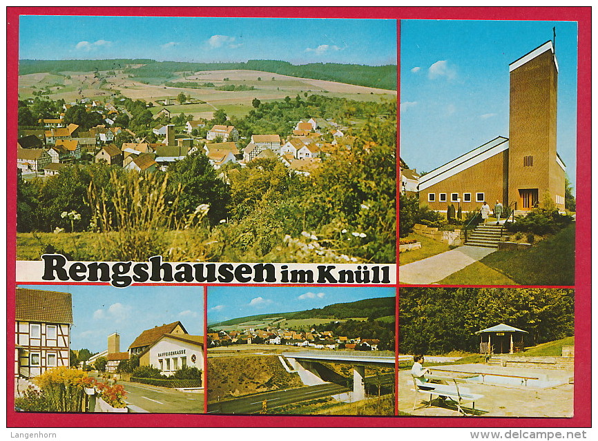 2 AK ´Rengshausen / Knüllwald´ Bei Homberg (Schwalm-Eder-Kreis) - Homberg