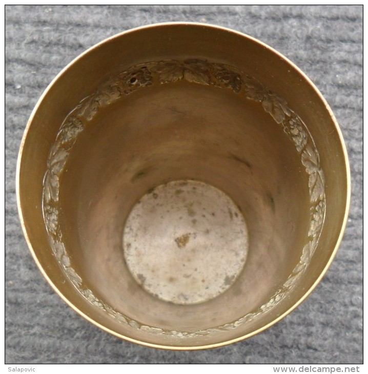 CUP OF BRASS, ARCHERY CELEBRATION 1784 - 1934 OSIJEK - Boogschieten