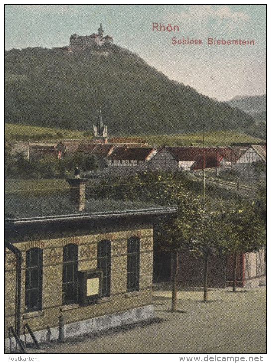 ALTE POSTKARTE RHÖN SCHLOSS BIEBERSTEIN HOTEL BIEBERTHAL Hofbieber Castle Chateau Ansichtskarte AK Cpa Postcard - Rhön