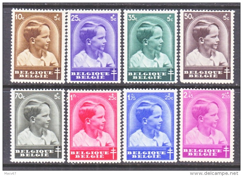 BELGIUM   B 180-87    * - Unused Stamps
