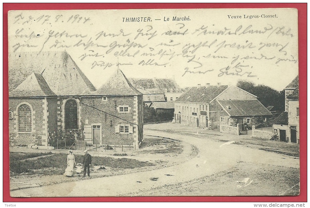 Thimister - Le Marché -1914 ( Voir Verso ) - Thimister-Clermont