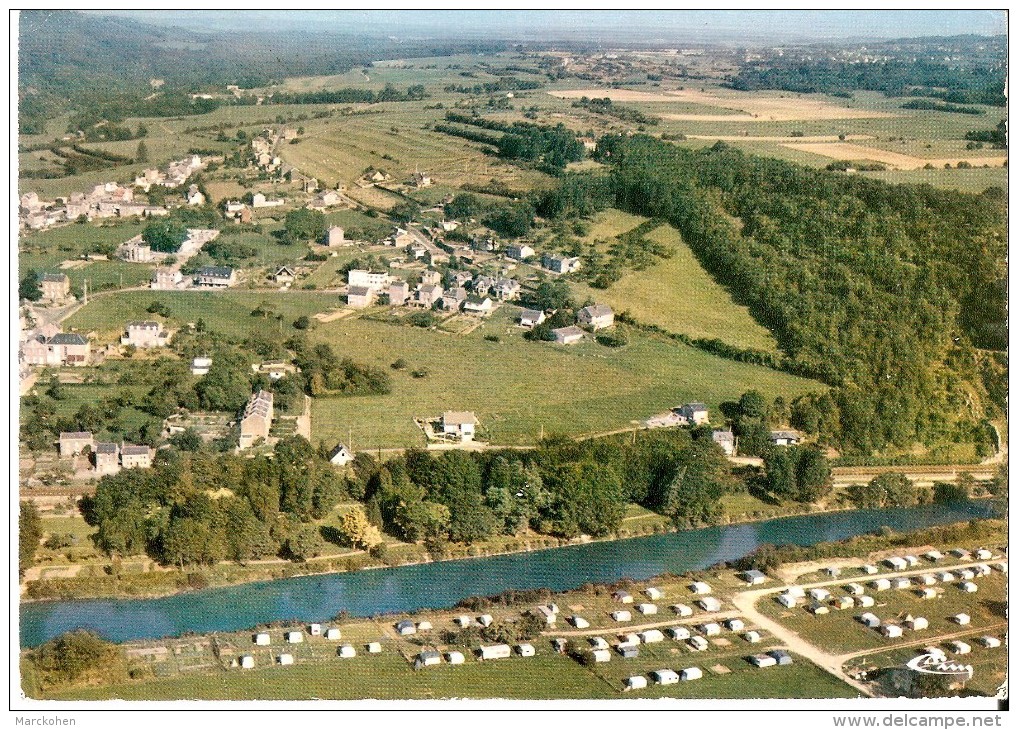 COMBLAIN-la-TOUR (4180) : Vue Aérienne Du Camping Et Du Village. CPSM. - Hamoir