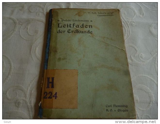 CB7 Leitfaden Der Erdkunde Flemming Glogau - Pahde Lindemann Recueil De Gravures - Deutschland Gesamt