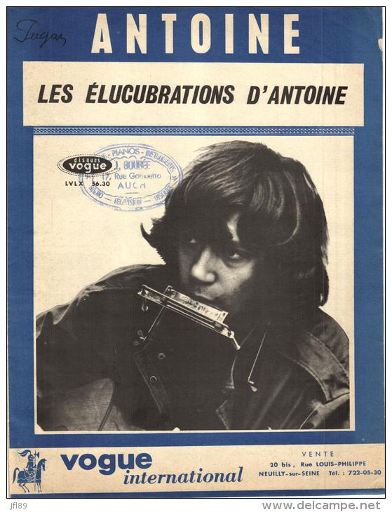 7594P - Antoine      Les Elucubrations   D'Antoine - Vocals