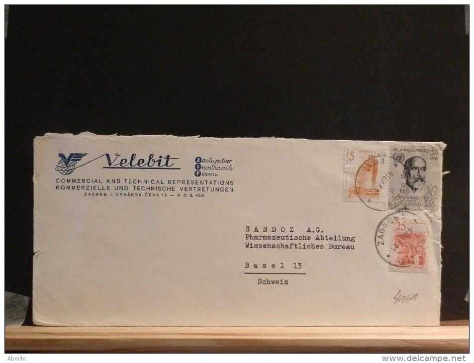 A4161  LETTRE  POUR LA SUISSE - Lettres & Documents