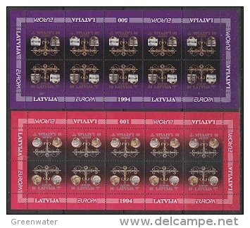 Europa Cept 1994 Latvia 2v  Sheetlets  ** Mnh (F4508A) Promotion - 1994