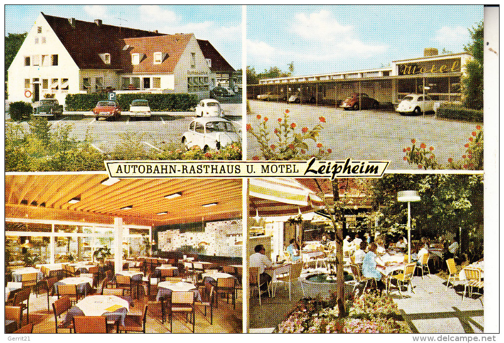 8874 LEIPHEIM, Autobahn-Rasthaus Und Motel - Guenzburg