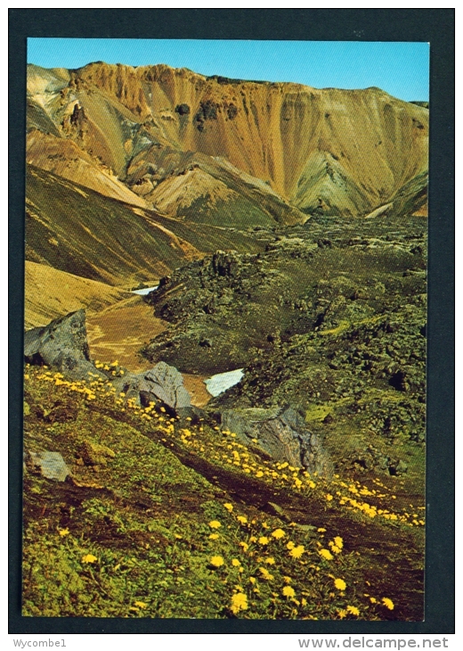 ICELAND  -  Landmannalaugar  Unused Postcard As Scan - Iceland