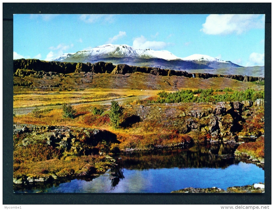 ICELAND  -  Thingvellir  Unused Postcard As Scan - Iceland