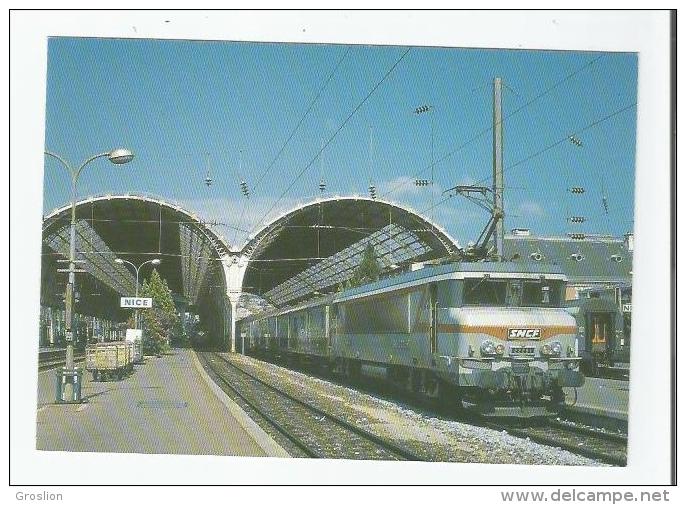 NICE VILLE (06) LE TRAIN CORAIL EN GARE SNCF - Schienenverkehr - Bahnhof