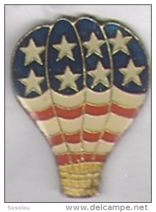 Montgolfiere Drapeau Americain - Luchtballons