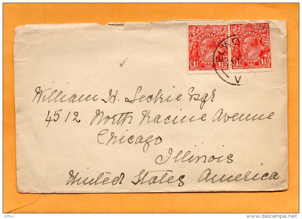 Australia Old Cover Mailed - Lettres & Documents