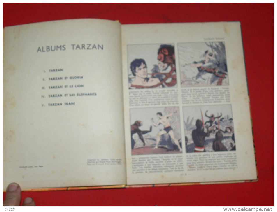 BD EO 1938  TARZAN TRAHI  NUMERO 5  EDITION HACHETTE 1938