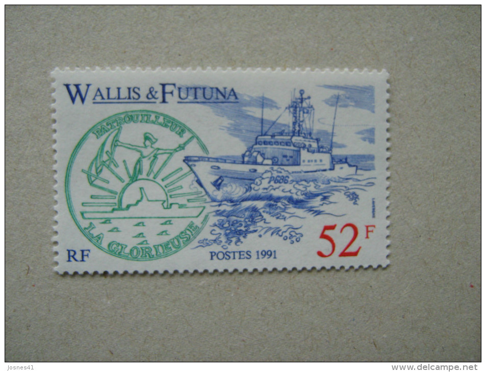 WALLIS ET FUTUNA    P 405  * *  PATROUILLEUR  LA  GLORIEUSE - Unused Stamps