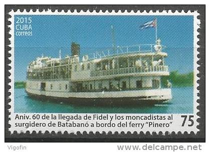 CU 2015 SHIP, CUBA, 1 X 1v, MNH - Schiffe