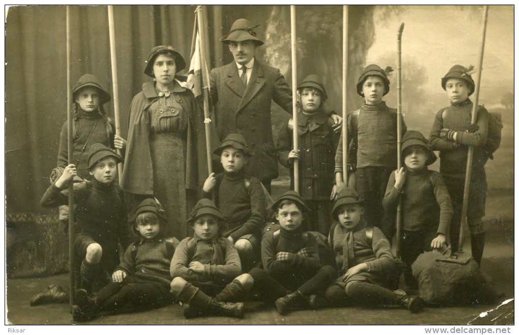 SCOUTISME(ANVERS) CARTE PHOTO - Scouting