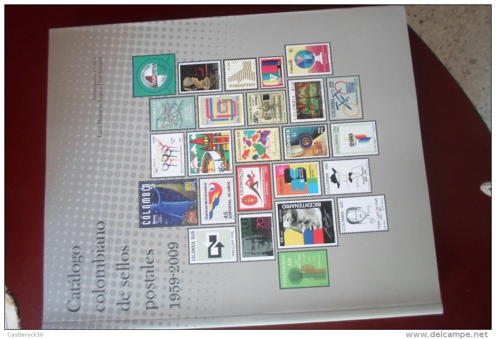 O) 2015 COLOMBIA, NEW- COLOMBIAN STAMPS CATALOG 1959 TO 2009, FULL COLOR SPANISH LANGUAGE, 532 PAG. EDIT BANCO DE LA RE - Culture