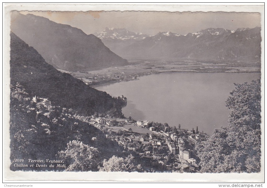 TERRITET - VEYTAUX - CHILLON ET DENTS DU MIDI - CPA - Veytaux