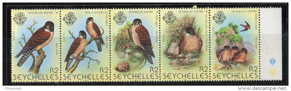 Seychelles** N° 429  à 433 - Oiseaux Des Seychelles - Seychellen (1976-...)