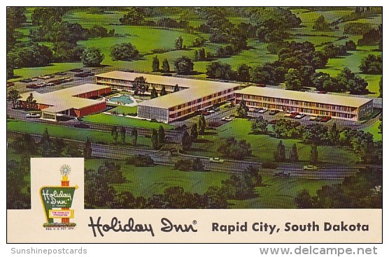 Holiday Inn With Pool Rapid City South Dakota 1967 - Rapid City