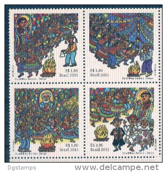 Brasil 2015 ** Danzas Folklóricas. See Desc. - Unused Stamps